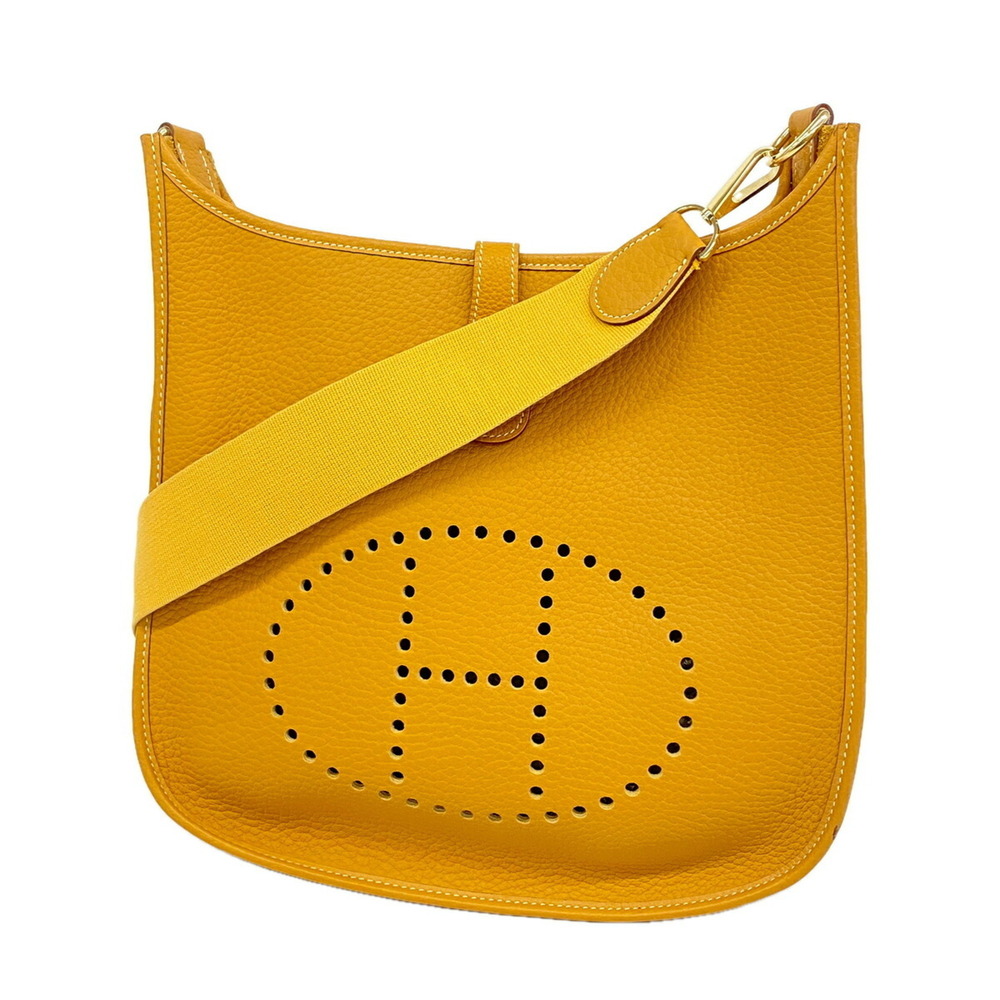 Hermes Evelyne 1GM Shoulder Bag, Ardennes Natural, □H stamp, Men's/Women's